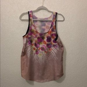 Lush poly tank blouse
